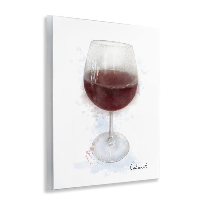 Stupell Modern Cabernet in Glass Wall Plaque Art Design By Matthew Piotrowicz