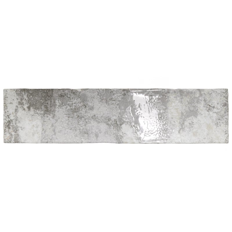 Merola Tile Biarritz Grey 3" x 12" Ceramic Wall Tile