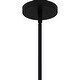 preview thumbnail 6 of 7, Cleo 1-Light Matte Black Pendant