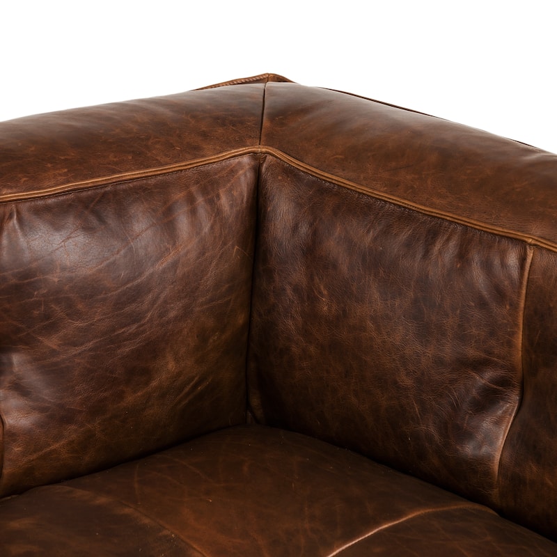 Poly & Bark Capa 92" Sofa - Full Grain Genuine Italian Leather