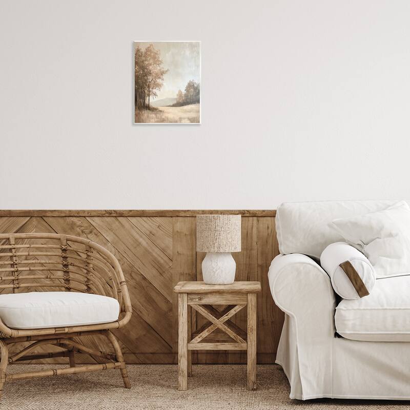 Stupell Country Nature in Winter Wall Plaque Art Design By Petal Prints Design