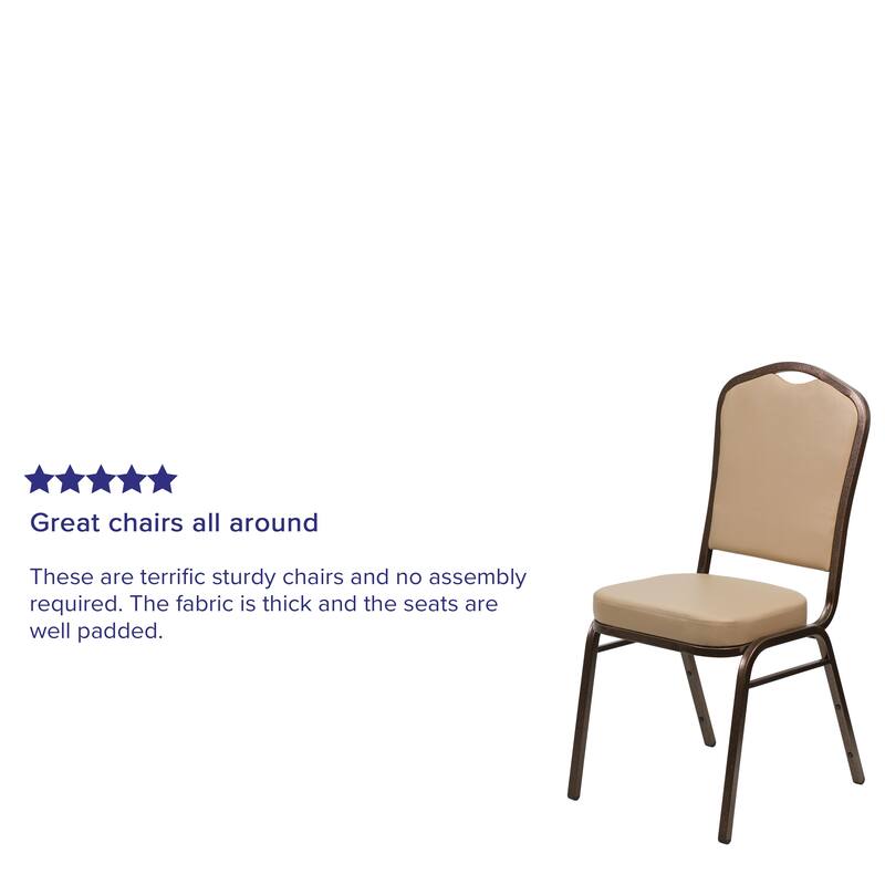 Crown Back Stacking Banquet Chair