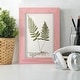 preview thumbnail 61 of 138, Nature Printed Ferns IX -Framed Print w/glass-Cherry Red