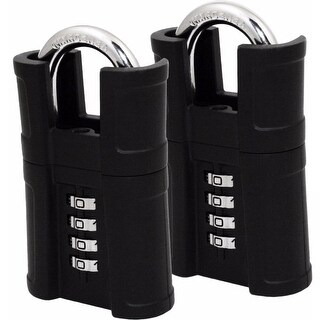 shrouded combination padlock