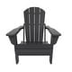 preview thumbnail 83 of 98, POLYTRENDS Laguna Folding Poly Eco-Friendly All Weather Outdoor Adirondack Chair