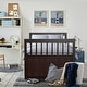 preview thumbnail 18 of 34, Costway Twin Captain's Bed Bunk Bed Alternative w/ Trundle & Drawers