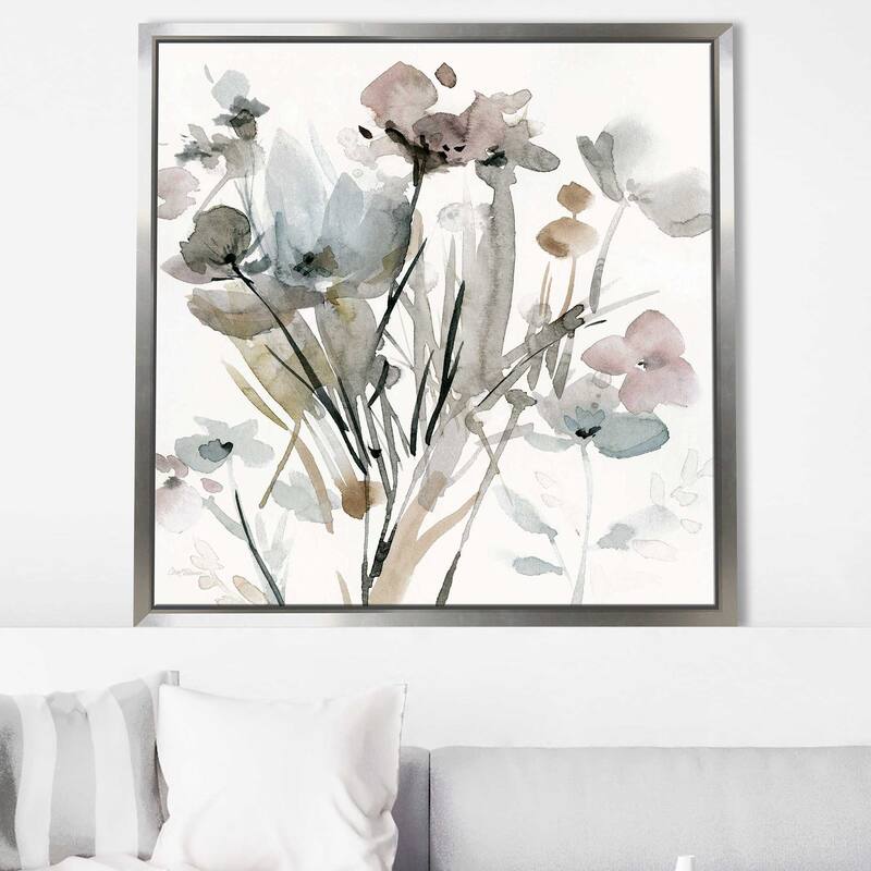 "Dainty Blooms I" by Carol Robinson Print on Floating Canvas