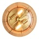 preview thumbnail 4 of 6, C Cattleya 2-Light Natural Rattan Flush Mount Ceiling Light - 16 in.