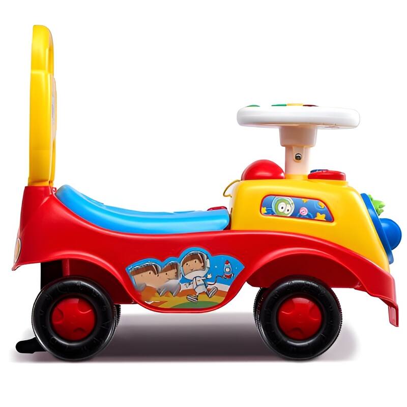 Ride On Push Car for Toddlers Ages 1-3 with Music and Storage - 20.08 x 9.84 x 17.72 in