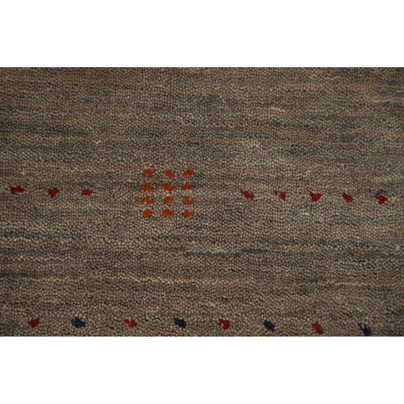 Tribal Gabbeh Indian Area Rug Handmade Wool Carpet - 8'0" x 9'9"