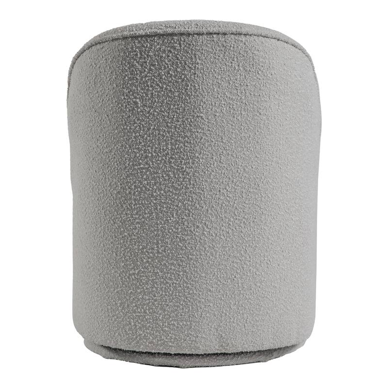 Furniture of America Dorimane Modern Boucle Chenille Round Dining Swivel Chair