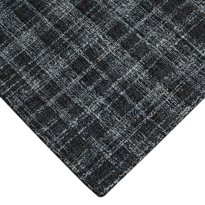 Copper Grove Clare Plaid Hand-Tufted Wool Area Rug