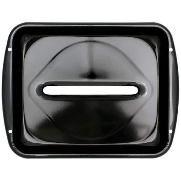 Range Kleen Convection Porcelain Broiler Pan/Grill 13x16 inch Black