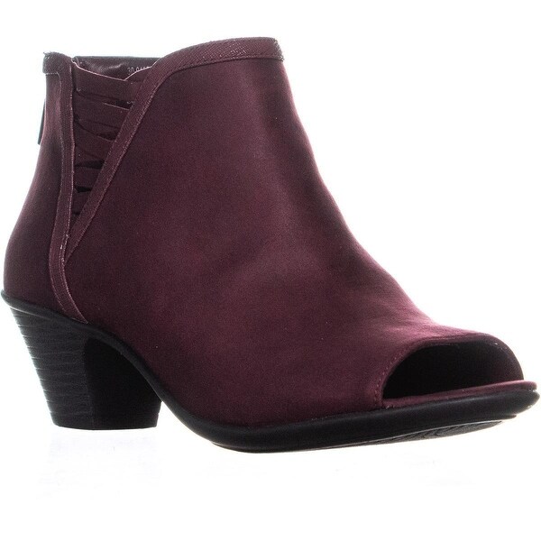 easy street peep toe booties