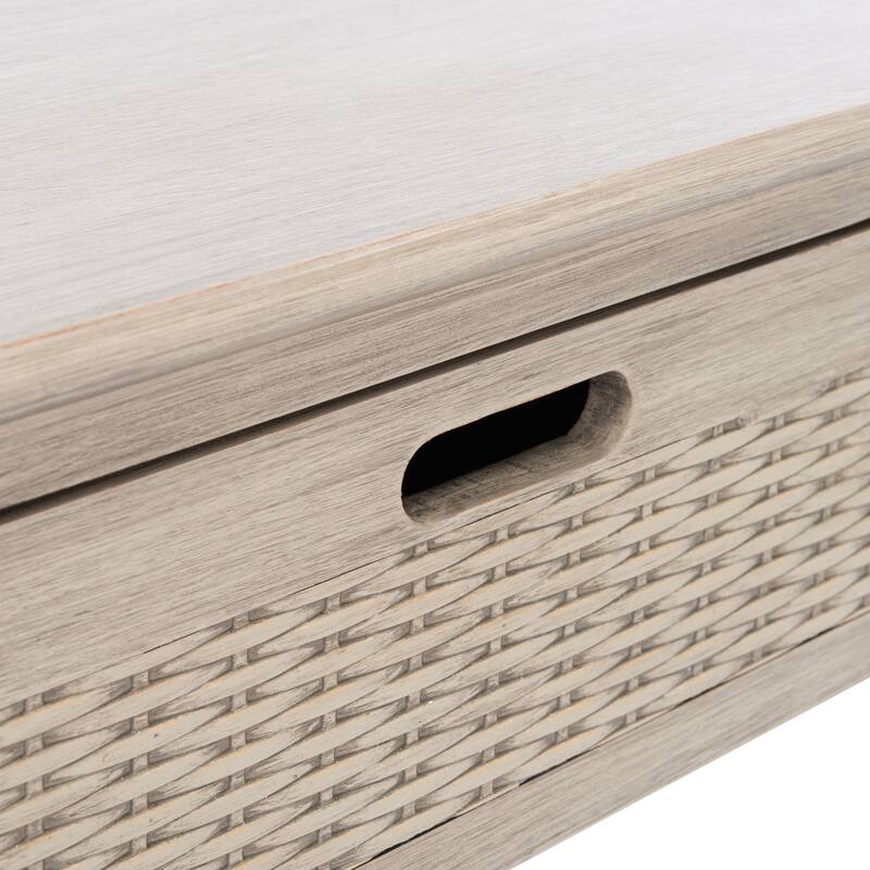 SAFAVIEH Macie 3-Drawer Console Table - 47.3" W x 13" L x 29.5" H - 47.3" W x 13" L x 29.5" H - 47Wx13Dx30H
