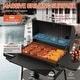 preview thumbnail 5 of 6, Barrel Charcoal Grill With Offset Smoker And Warming Rack Outdoor BBQ Grill For Backyard Patio Parties - N/A