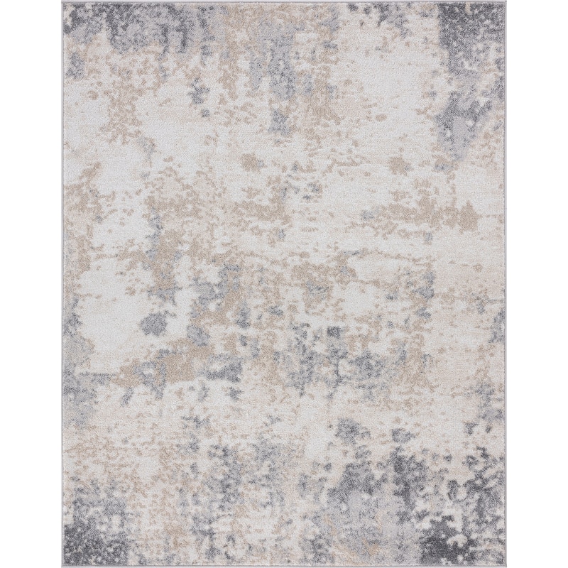 Gematria Industrial Abstract Indoor Area Rug