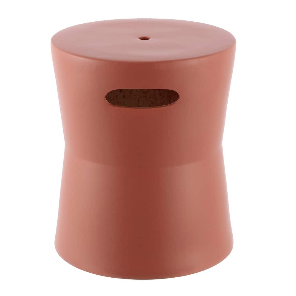 SAFAVIEH Fronie Ceramic Decorative Garden Stool (Fully Assembled)