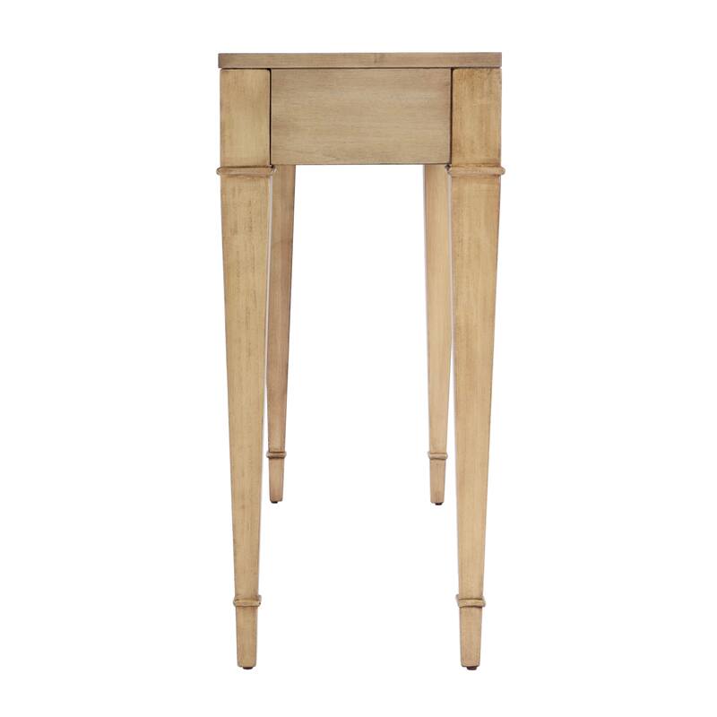 Kai 2 Drawer 46" Burl Wood Console Table