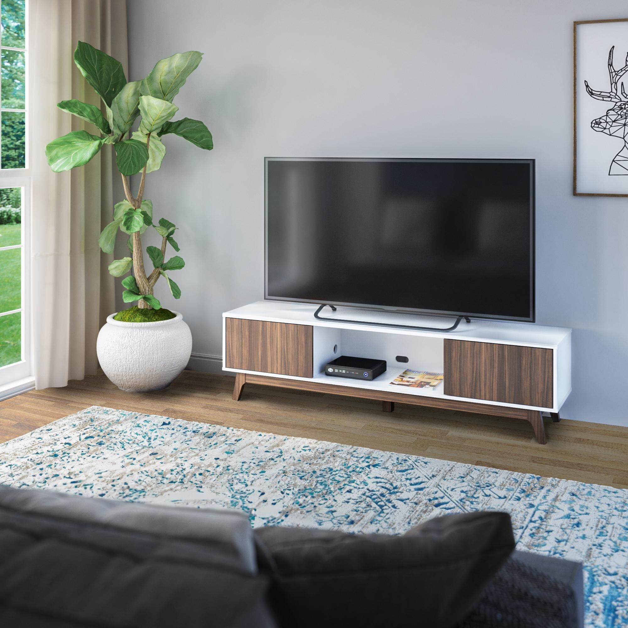 Mid century modern tv stand 80 inch cheap