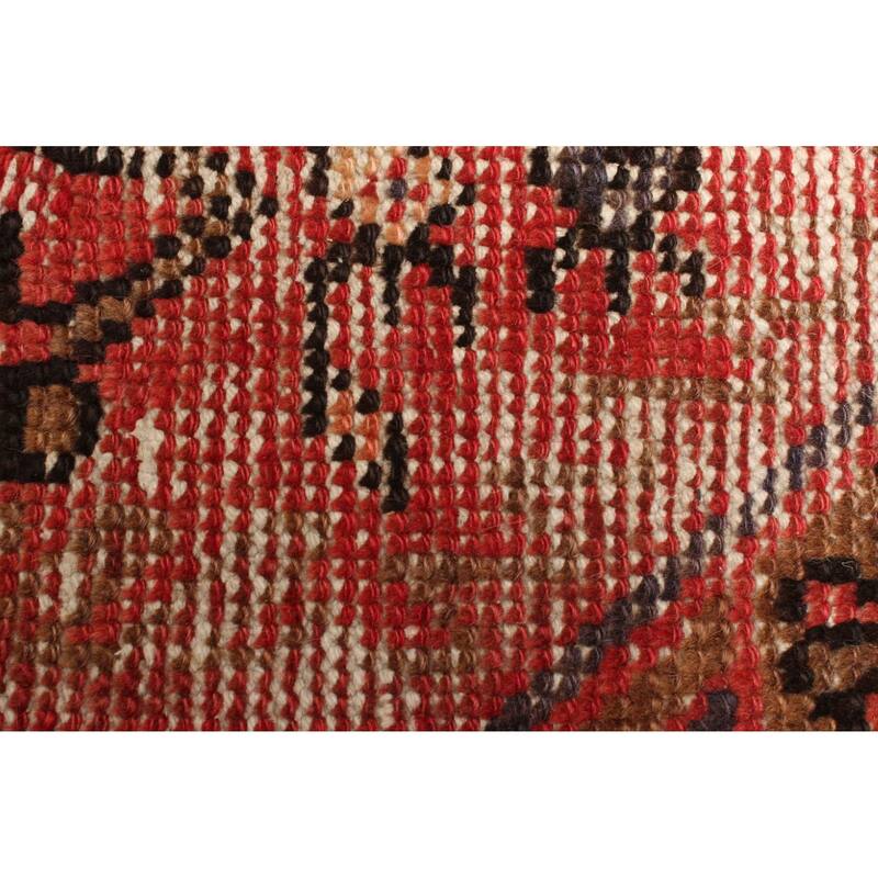 ECARPETGALLERY Hand-knotted Antalya Vintage Red Wool Rug - 3'11 x 6'11