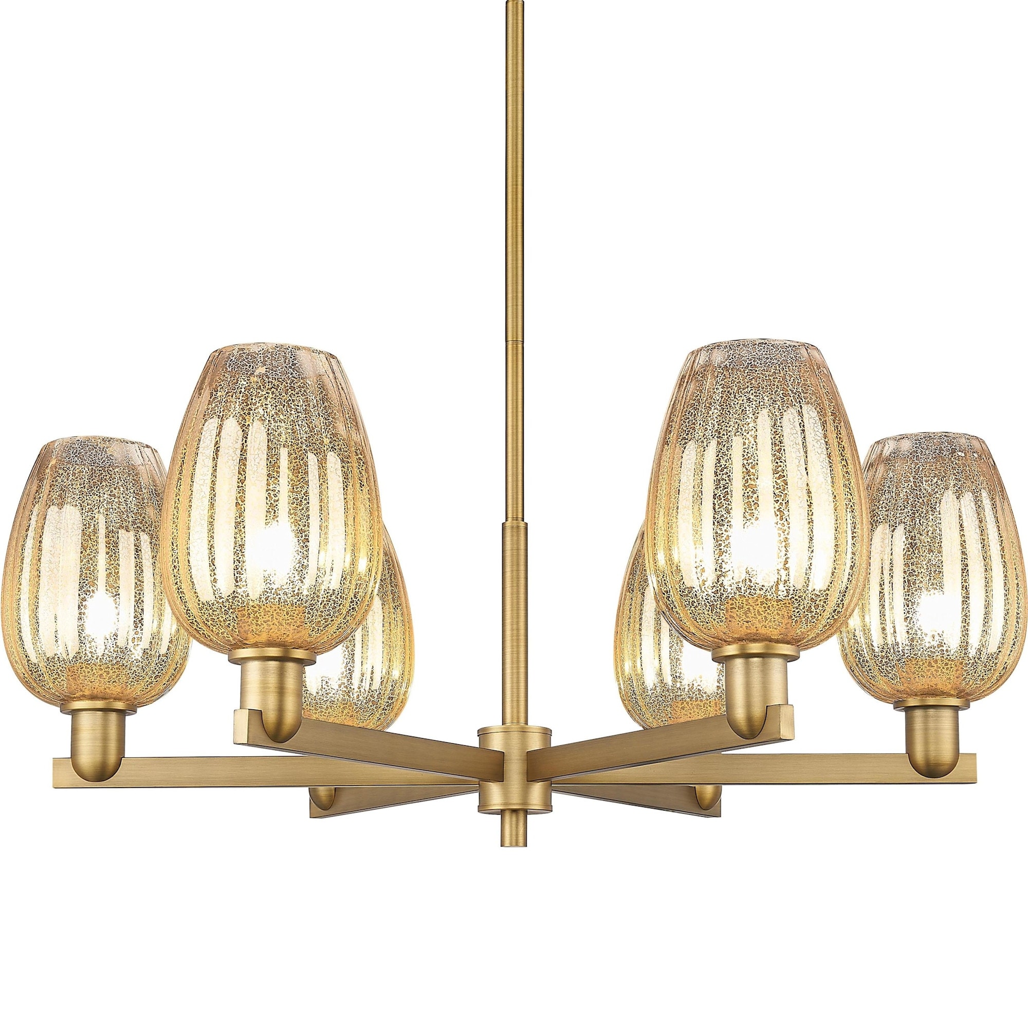 Innovations Lighting 716-6CR-14-24 Preston Chandelier Flute Preston 6