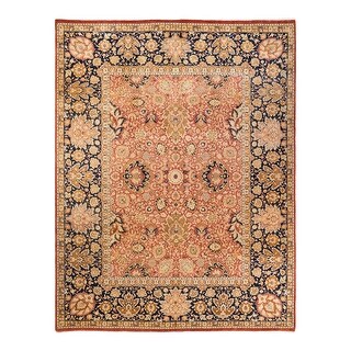 Overton Mogul, One-of-a-Kind Hand-Knotted Area Rug - Orange, 9' 2" x 11' 10" - 9' 2" x 11' 10"