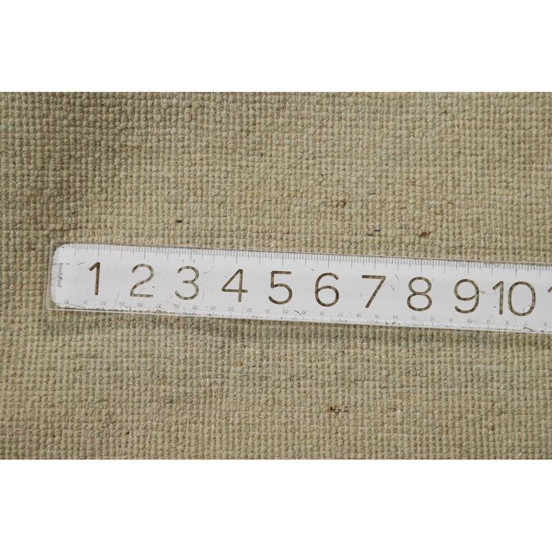 Modern Green Gabbeh Oriental Foyer Rug Handmade Wool Carpet - 2'8"x 4'0"