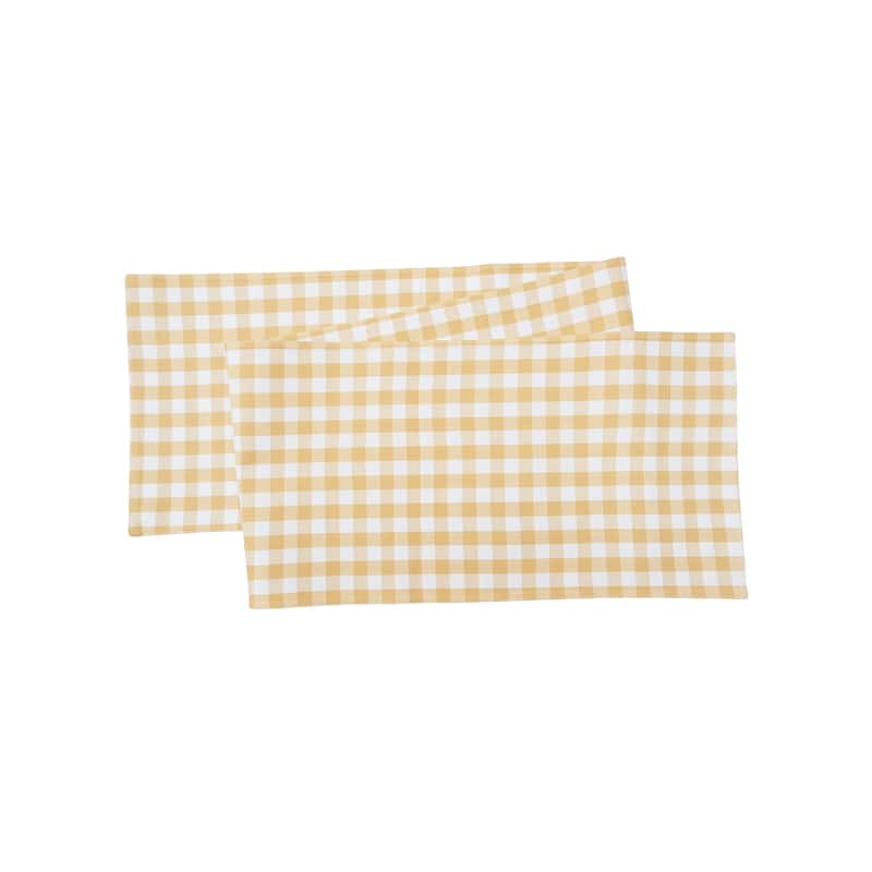 Ashford Table Runner - Yellow - 13" x 72"