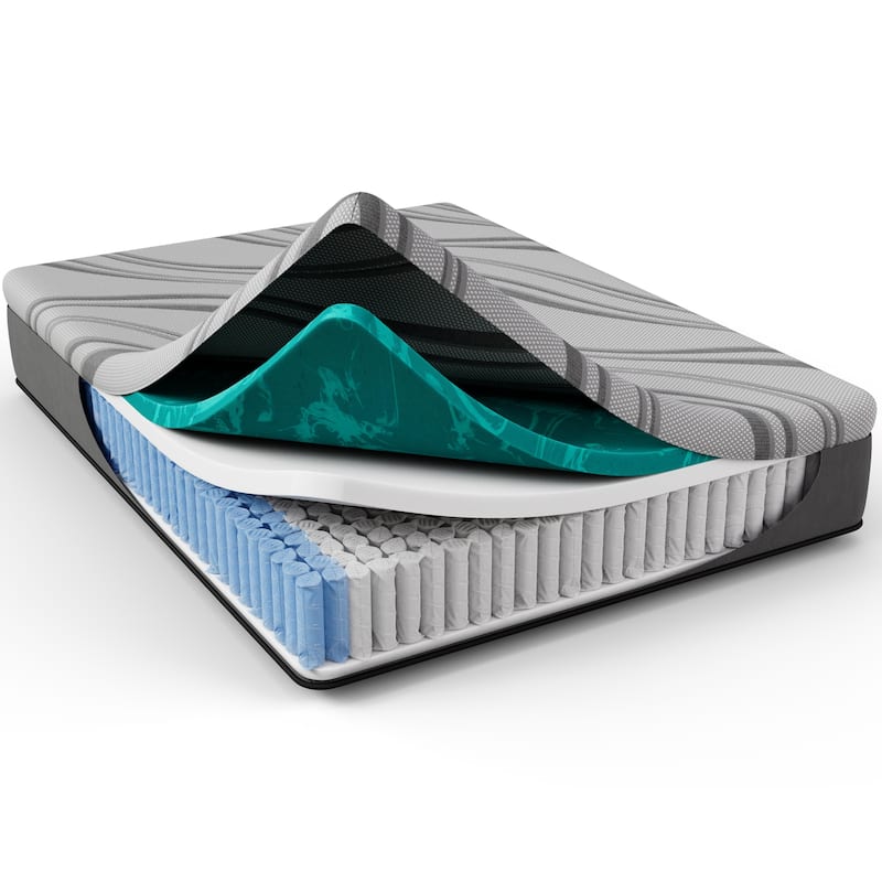 12" Cal King Euro Top Hybrid Memory foam Mattress