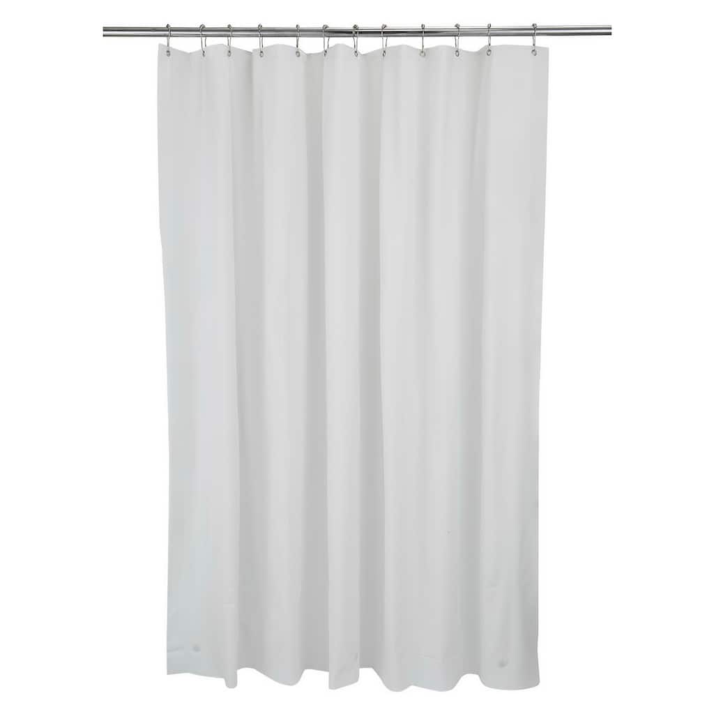 Bath Bliss Shower Liner Hotel Weight in White