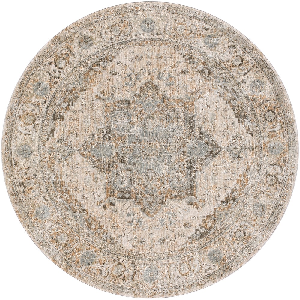 Livabliss Traditional Brunswick Medallion Area Rug