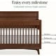 preview thumbnail 21 of 21, Evolur Loft Antilia Mid-Century 4-in-1 Convertible Crib