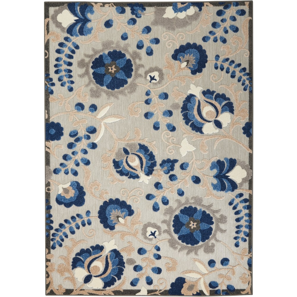 Nourison Alice Indoor/Outdoor Floral Area Rug