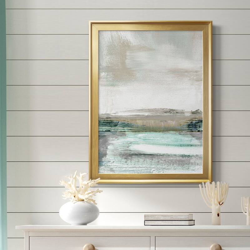 Summer Teal I Premium Framed Print - Ready to Hang