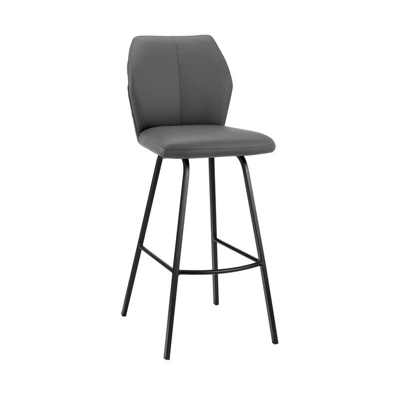 Tandy Faux Leather and Metal Bar or Counter Stool