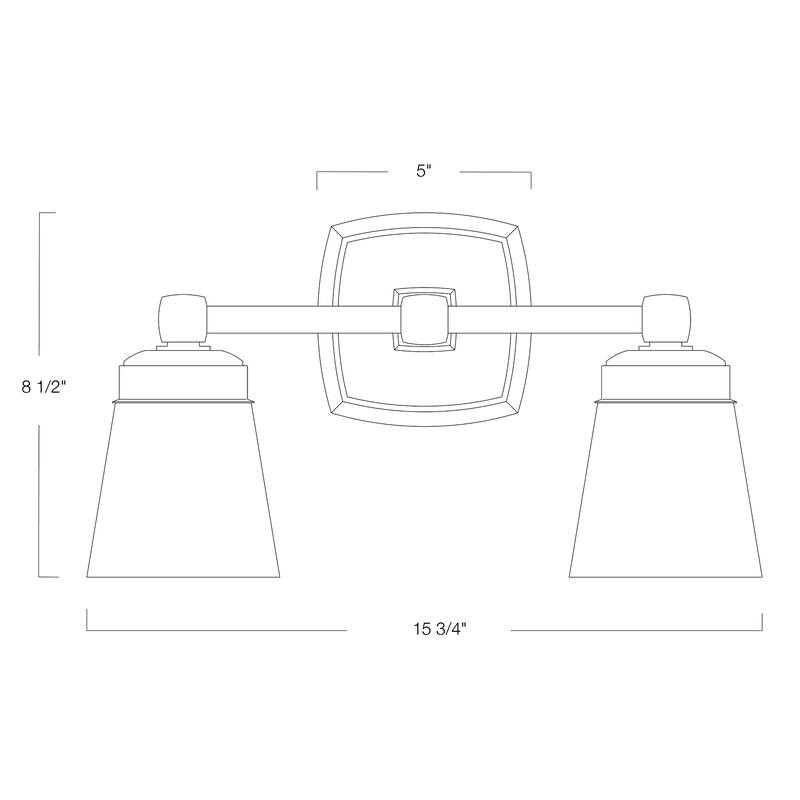 Elk Home Soft Square Chrome Finish 1 Light Wall Sconce