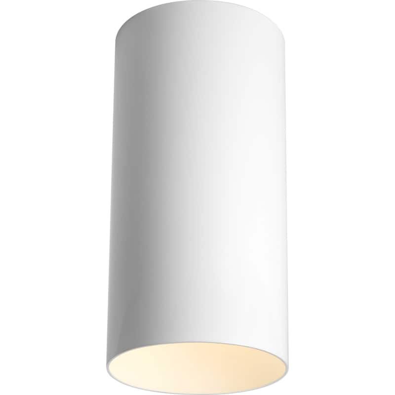 Progress Lighting Cylinder Flush Mount Outdoor Ceiling Fixture - 6"