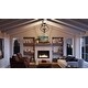 preview thumbnail 2 of 9, Luxury Art Deco Ceiling, 15.5"H x 15"W, with Moroccan Style, Matte Black, BWQ4130 by Urban Ambiance