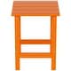 preview thumbnail 9 of 69, POLYTRENDS Laguna All Weather Poly Outdoor Side Table - Square