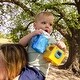 preview thumbnail 3 of 2, Mommy's Helper Juice Box Buddies - Juice Box and Bag Holder (3 pack Green, Blue, Orange)