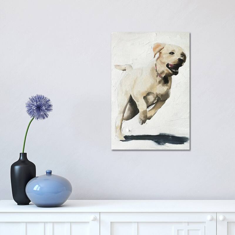 iCanvas "Happy Labrador" by James Coates Canvas Print - 18x12x1.5