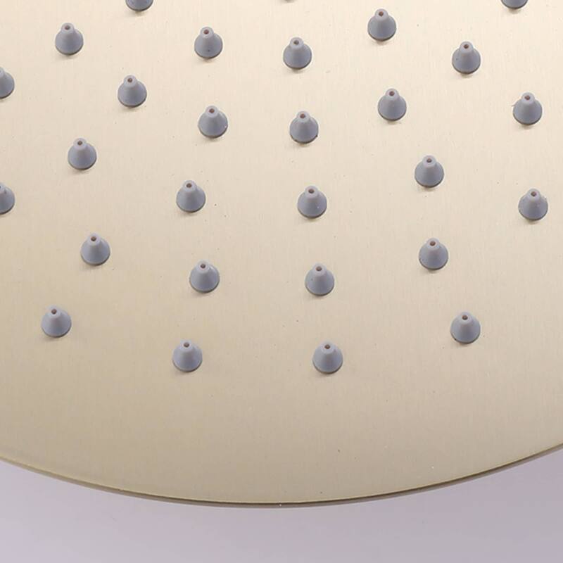 High Pressure Shower Head 10 Or 12 Inch Rain Showerhead Ultra-Thin High Flow Stainless Steel Rainfall Round Shower Head