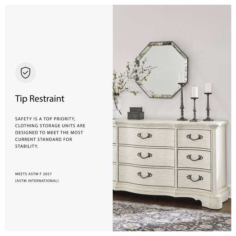 Signature Design by Ashley Arlendyne Antique White Dresser