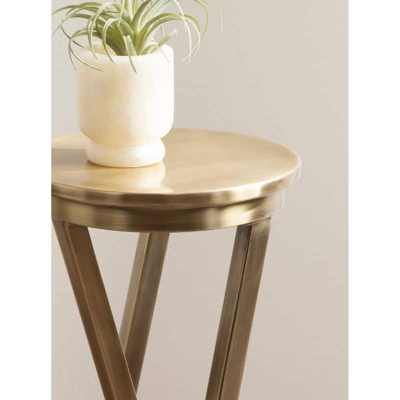 Kate and Laurel Aja Modern Metal Drink Table