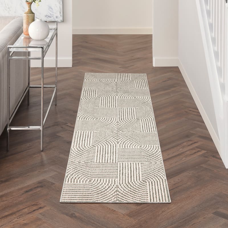 Nourison Textured Home Indoor only Geometric Area Rug