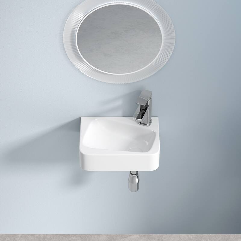 Modern Ceramic Art Basin Sink Set with Faucet and Drain