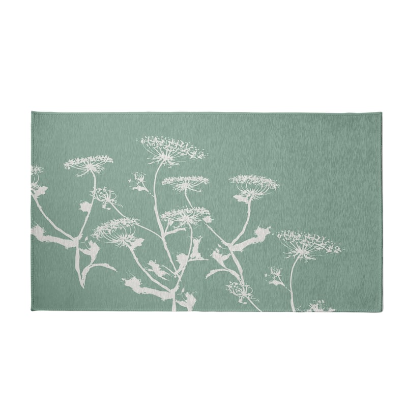 Breezy Wildflower Rug - 5' x 7' - Green