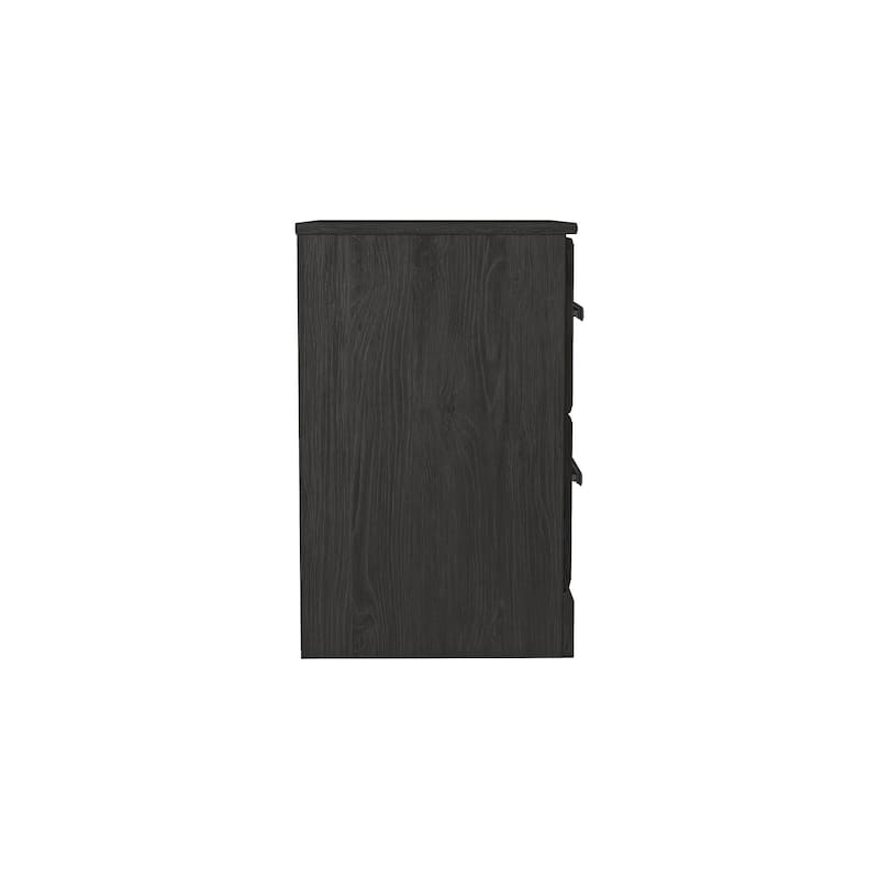 Belachime Black Two Drawer Nightstand