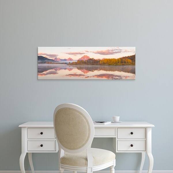 Shop Easy Art Prints Panoramic Images S Sunrise At Oxbow Bend Grand Teton National Park Wyoming Usa Premium Canvas Art Overstock 25766201